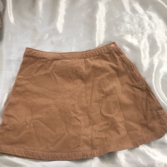 Corduroy beige skirt - Picture 1 of 5